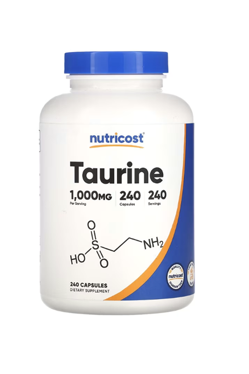 Nutricost, Taurine, 1,000 mg, 240 Capsules.Orj Abd Menşei.42.