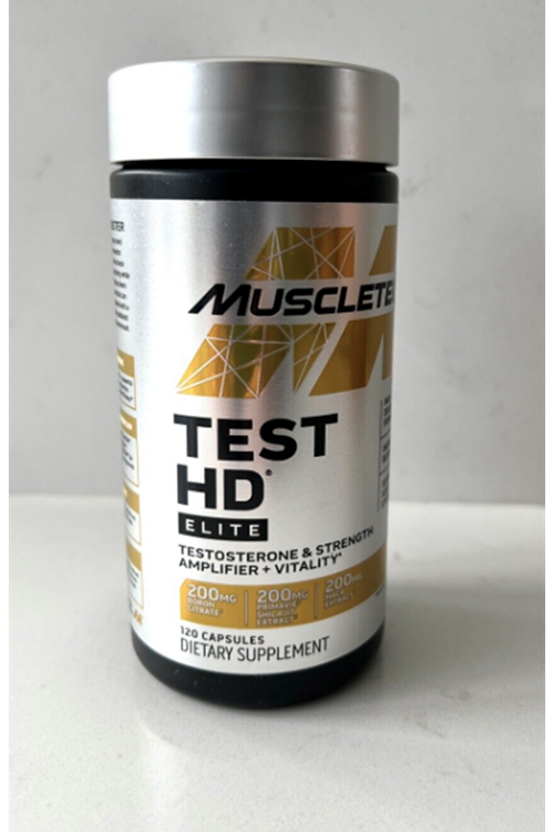 MuscleTech, Test HD, Elite, 120 Capsules.Usa Menşei Son Version.4172