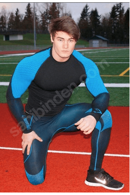 GYM SHARK Orıjınal İngiliz Çift Renk ALT Tayt, Bilek Kısmı Fermuarlı, (SMAL Beden) 