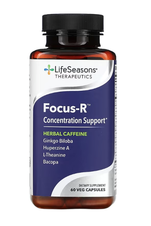 LifeSeasons, Focus-R, Concentration Support, 60 Veg Capsules. Usa Version.3964
