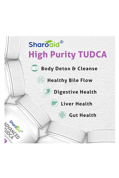 Sharoaid TUDCA Liver Support Supplements 1200 mg 60 Capsul. Usa Version.4048.