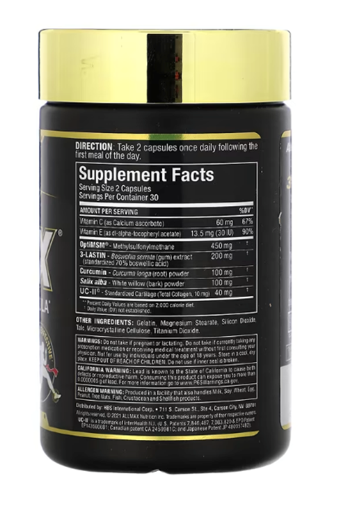 ALLMAX, AllFlex, All-In-One Joint Formula, 60 Capsules. USA VERSİON.3533