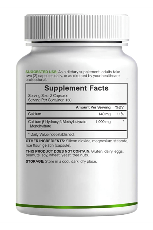 Deal Supplement Ultra Strength HMB Supplements 1000mg Per Serving, 300 Capsul. USA VERSİON.3737