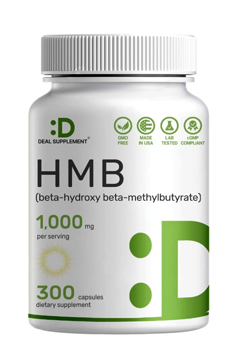 Deal Supplement Ultra Strength HMB Supplements 1000mg Per Serving, 300 Capsul. USA VERSİON.3737
