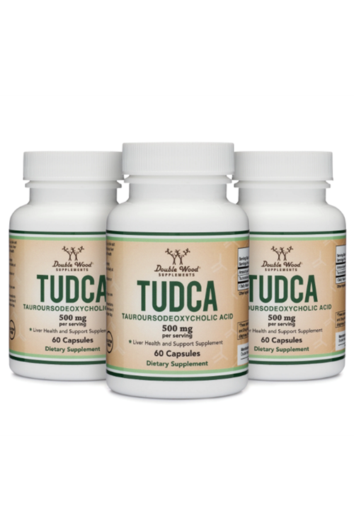 Double Wood Tudca 500mg 180 Capsules. 40141