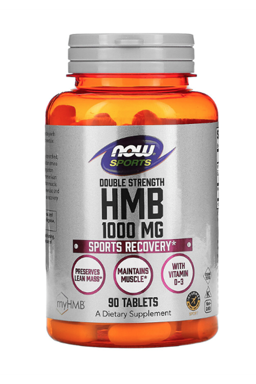 NOW Sports  HMB  Double Strength  1,000 mg, 90 Tablets. Usa version.3858.