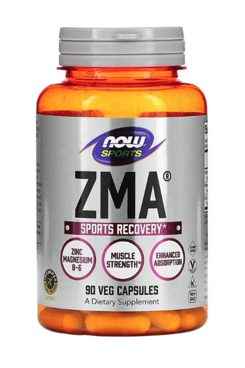 NOW Foods, Sports, ZMA, Sports Recovery, 90 Veg Capsul.Usa Version.3537