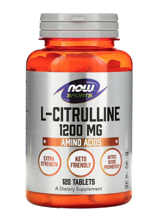 NOW Foods, Sports, L-Citrulline, 1,200 mg, 120 Tablet. Usa.3541