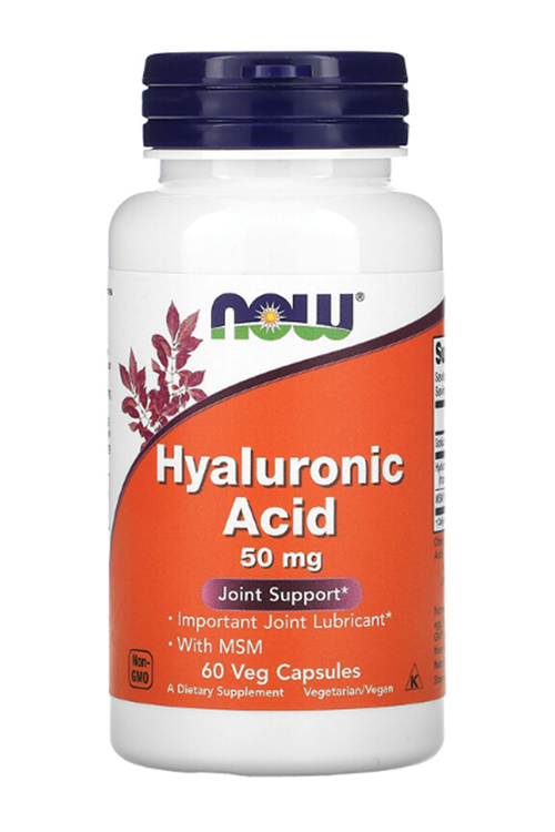 NOW Foods, Hyaluronic Acid, 50 mg, 60 Veg Capsul.Usa.3839.