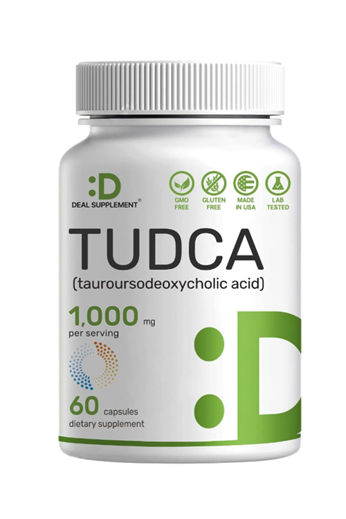 DEAL Supplement TUDCA Supplement 1000mg Per Serving, 60 Capsules.Usa Version 3844