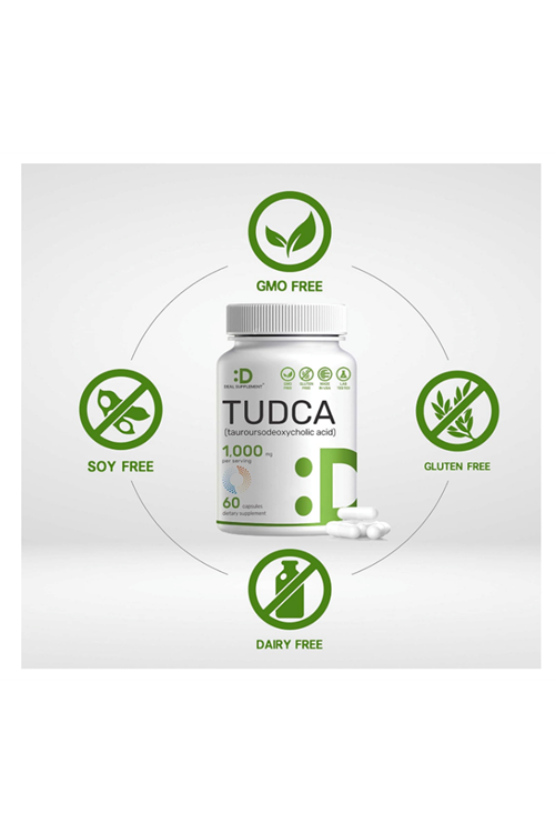DEAL Supplement TUDCA Supplement 1000mg Per Serving, 60 Capsules.Usa Version 3844