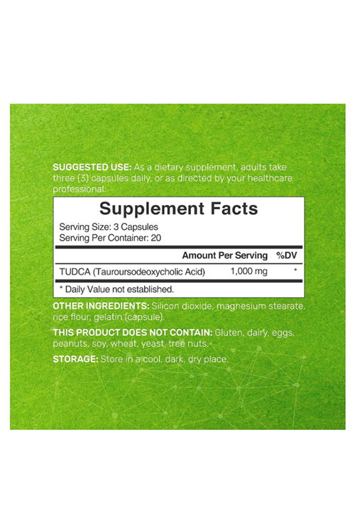 DEAL Supplement TUDCA Supplement 1000mg Per Serving, 60 Capsules.Usa Version 3844