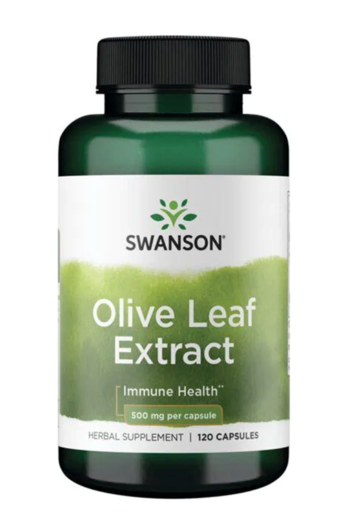 Swanson Olive Leaf Extract (Özelsporcugıdaları) 500mg 120 Capsul. USA Version.43.