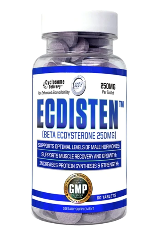 Hi-Tech ECDISTEN  Ecdysterone 250mg  60 Tablets. USA Menşei. 3948
