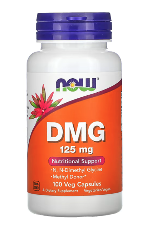 NOW  DMG 125mg  100 Veg Capsules. USA.38.
