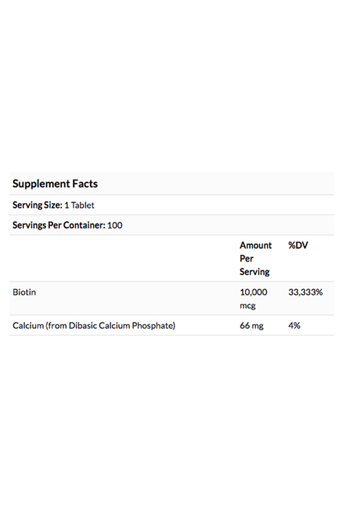 Natrol, Biotin, Maximum Strength, 10,000 mcg, 100 Tablets