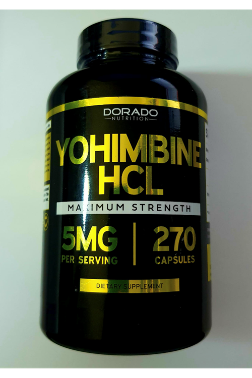 DORADO Nutrıtıon Yohimbine HCL 5mg 270 Capsules. USA Amazon Best Seller.3840