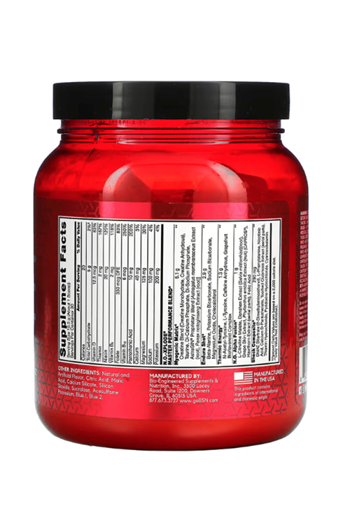 BSN, N.O.-Xplode, Legendary Pre-Workout, Blue Raz, 1.22 lbs (555 g). EU Değil.USA İçerektir.3860