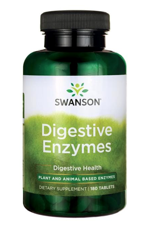 Swanson Premium- Digestive Enzymes 180 Tablet. USA Version.46.