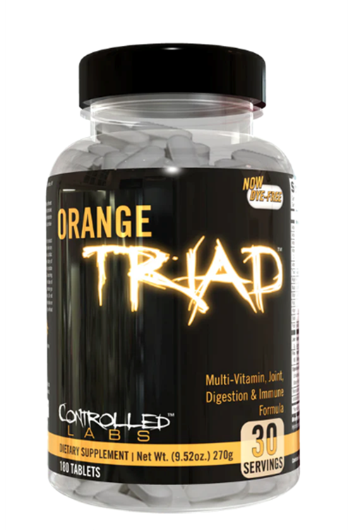 Controlled Labs- Orange Triad Multi-vitamin 180 Tablet. USA İçerik.4049