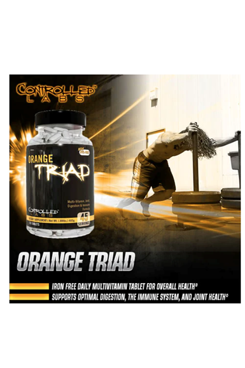 Controlled Labs- Orange Triad Multi-vitamin 180 Tablet. USA İçerik.4049