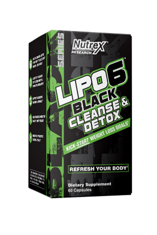 Nutrex Lipo-6 Black Cleanse & Detox 60 Capsul. USA Version.3934