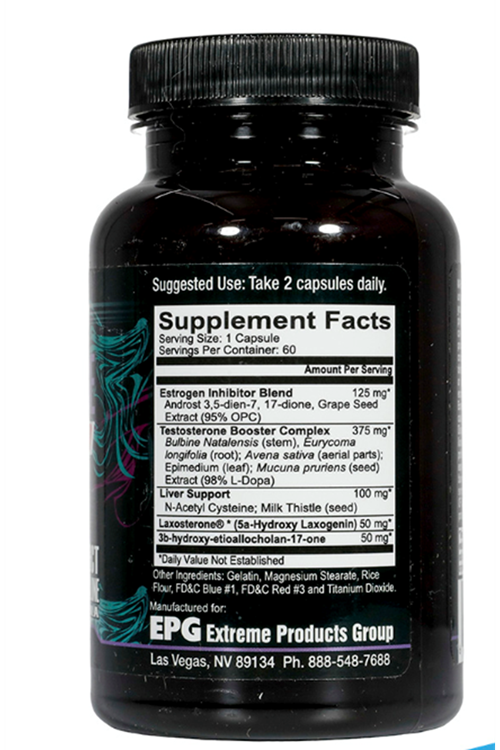 EPG Arime PCT 50 60 Capsul (Testosteron,Östrojen,Karac.iğer,Libido). USA VERSİON.77.