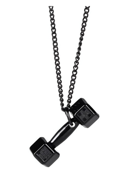 Paslanmaz Çelik Kolye Black Color+Çelik Zincir Hediyeli (Kargo Alıcıya Aittir)