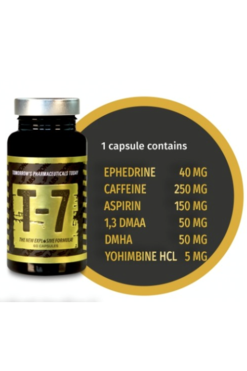 Zion Labs T-7  1.3DM ECA Fat Burner 60 Capsul.4041