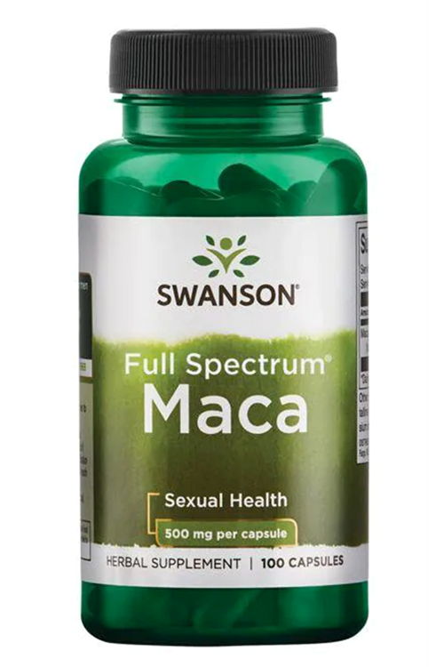Swanson Premium Full Spectrum Maca 500mg 100 Capsul.Usa Menşei. Avrupa İçerik Değildir. 3525