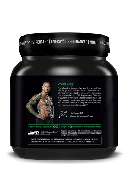 Pre JYM Pre Workout Powder - BCAAs, Creatine HCI, Citrulline Malate, Beta-Alanine, Betaine 520gr..USA MENŞEİ.3565