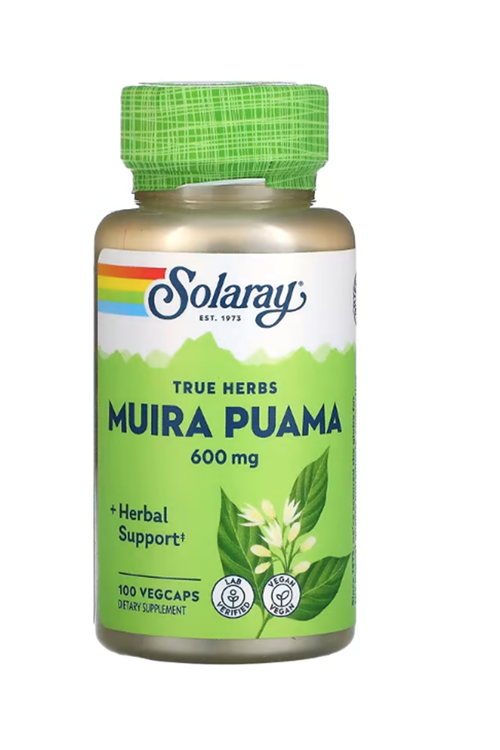 Solaray Muira Puama, 300 mg, 100 VegCaps-USA MENŞEİ.4036.
