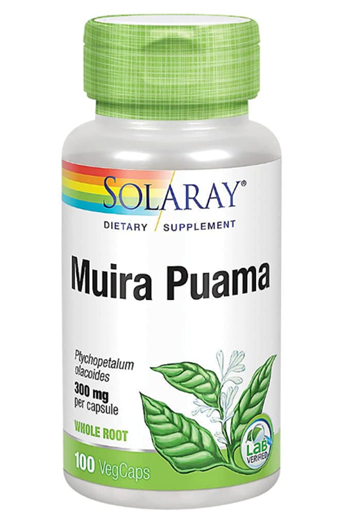 Solaray Muira Puama, 300 mg, 100 VegCaps-USA MENŞEİ.4036.