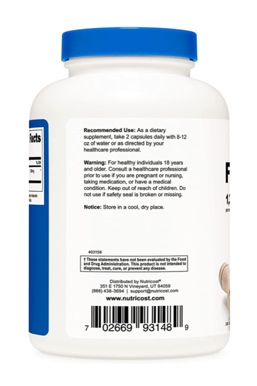 Nutricost Fenugreek Seed 1350mg, 240 Capsul.32.