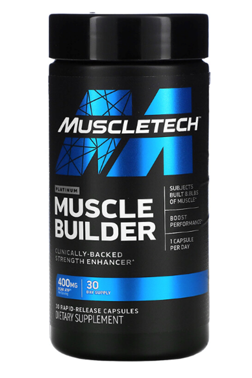 Muscletech Platinum Muscle Builder PEAK ATP 30 Rapid-Release Capsul. USA Version.49.