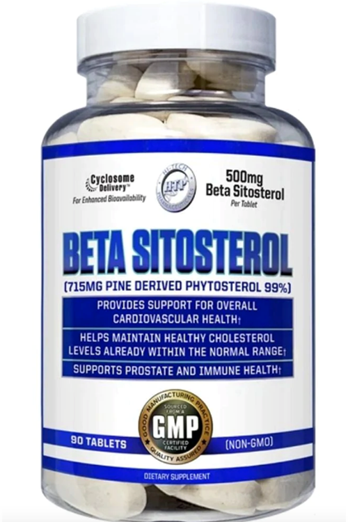 Hi-Tech Pharmaceuticals Beta Sitosterol 500mg 90 Tablets. USA.3938