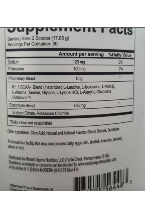 USP Labs BCAA Supreme™ - Powder BCAA 8.1.1 ROTASYON 535gr 30 Servis.Usa version.3736