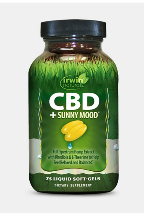 İRWİN NATURALS C.B.D + SUNNY MO.OD 75 LIQUID SOFT GELS. Usa Menşei.3765