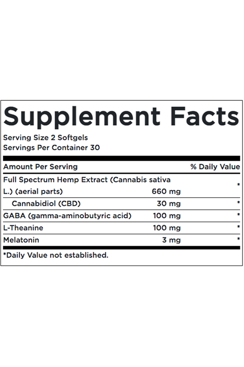 Swanson C.B.D + Sleep Support / Mela/tonin, GABA & L-Theanine 60 Softjel. USA Version.4049