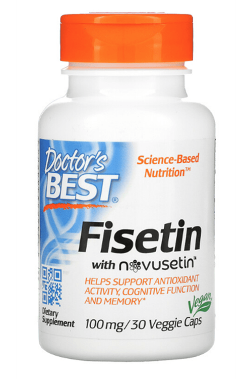 Doctor's Best, Fisetin with Novusetin, 100 mg, 30 Veggie Capsul.ABD MENŞEİ.48.