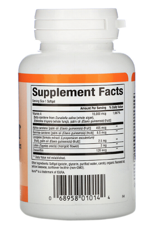 Natural Factors, BetaCareAll, 15,000 mcg, 90 Softgels (İ34)