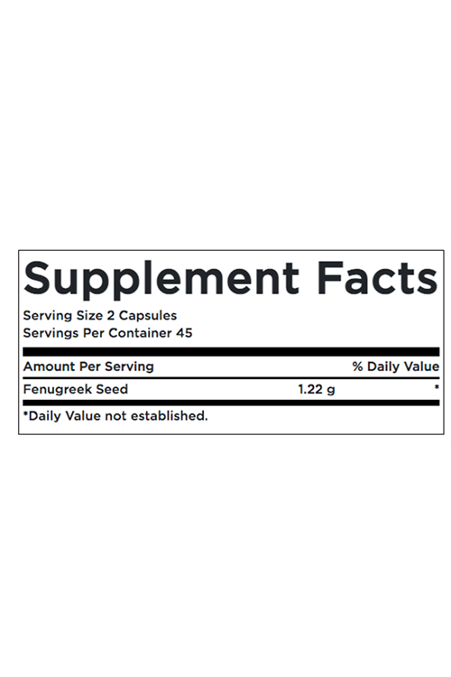 Swanson Full Spectrum Fenugreek Seed 610mg 90 Capsul. USA Version.3511