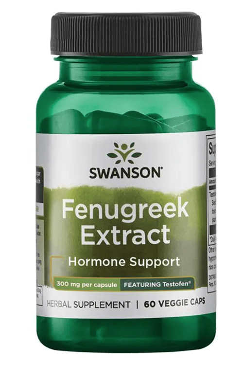 Swanson Fenugreek Extract - Featuring Testofen 60 Capsul.Abd Menşei. 3957