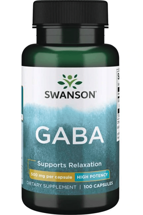 Swanson Premium  GABA   High Potency 500mg 100 Capsul.Abd Menşei.3732.