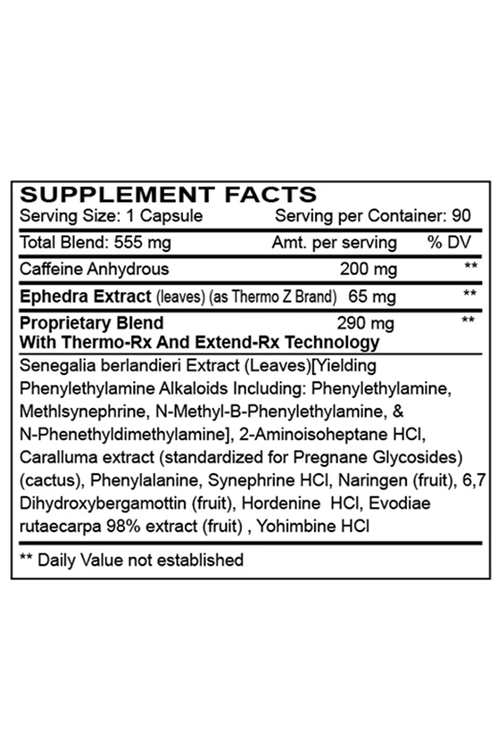 Black Mamba Hyperrush 90 Capsul. USA Menşei.3940