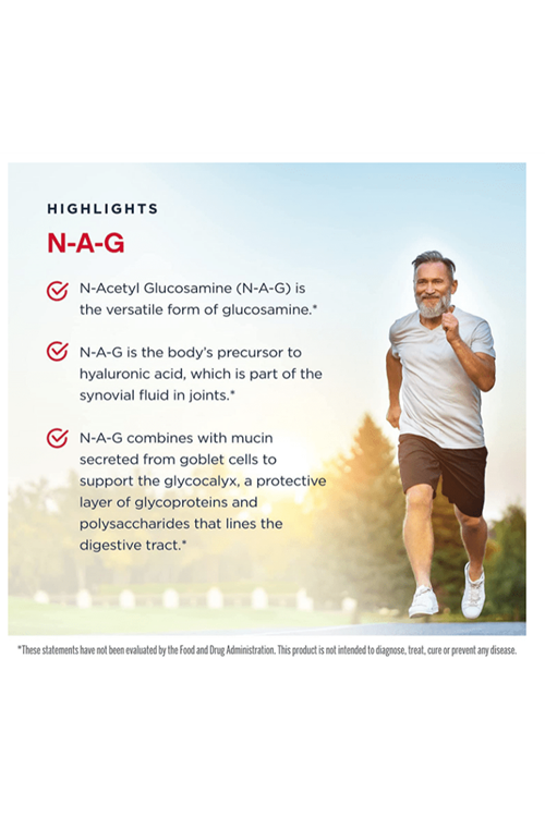 Jarrow Formulas N-A-G 700 mg - 120 Veggie Caps - N-Acetyl Glucosamine - Versatile Form of Glucosamine - Supports Joint & Intestinal Health.44.