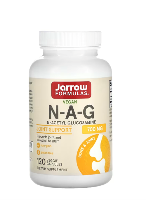 Jarrow Formulas N-A-G 700 mg - 120 Veggie Caps - N-Acetyl Glucosamine - Versatile Form of Glucosamine - Supports Joint & Intestinal Health.3944