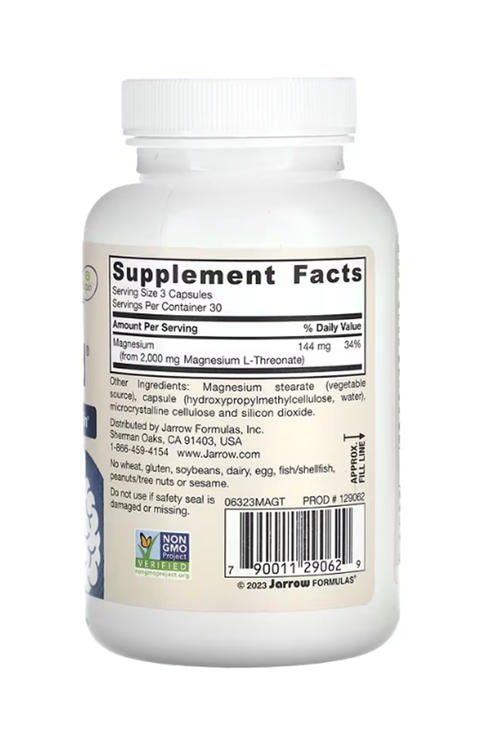 Jarrow Formulas, MagMind Magtein  90 Veggie Capsul..Biliş, Hafıza ve Brain.62.