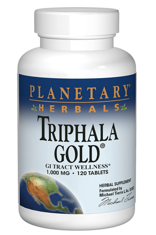 Planetary Herbals Triphala Gold GI Tract Wellness 1000mg 120 Tablet.Usa Menşei.3838