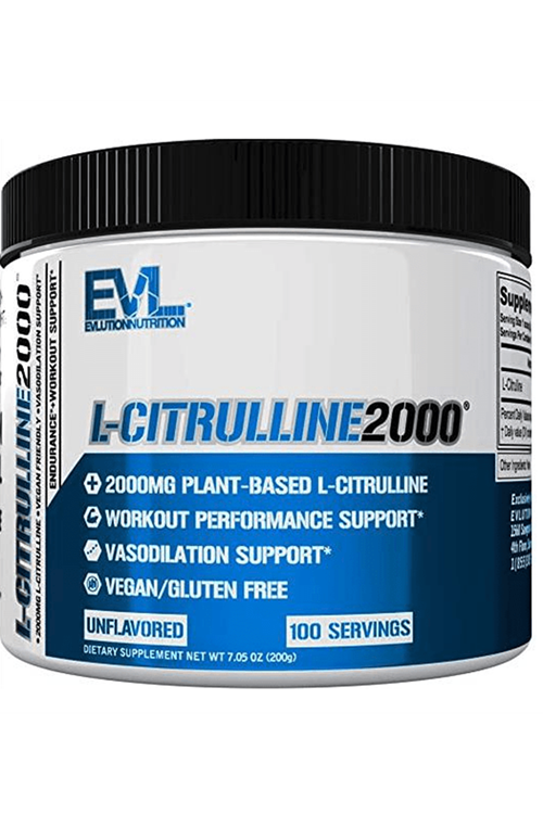EVL NUTRITION L-Citrulline2000 , 200 Grams 100 Servis Unflavored.USA. 3945